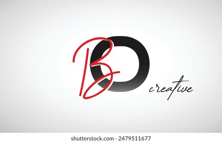 Letter BO Creative Clean Logo Design
