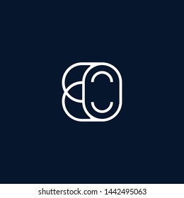 letter BO OB B Clean and Minimal Initial Based Logo Design