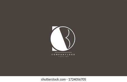 Letter BO OD B O Logo Design Icon Vector Symbol