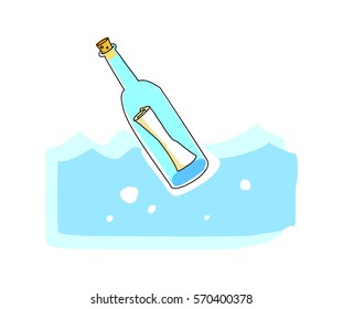 letter in the bottle