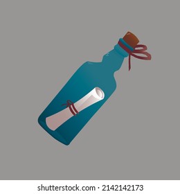 Brief in einer Flasche, wird es den Empfänger erreichen?