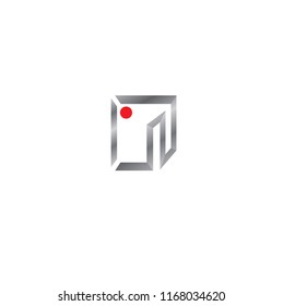 I Letter Box Brand Logo Vector Template