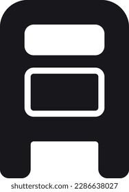 El icono del cuadro de carta representa un buzón físico utilizado para enviar y recibir correo. Se puede usar para representar servicios de comunicación, correspondencia y correo. El icono puede ser útil en aplicaciones 