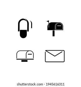 letter box logo vektor template