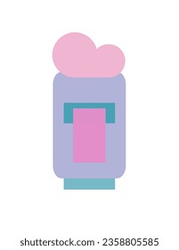 letter box vector icon. pobox symbol in pink color. postal postcard postbox sign