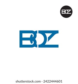 Logo-Design von Letter BOZ Monogram