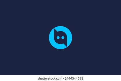 letter bp with circle logo icon design vector design template inspiration