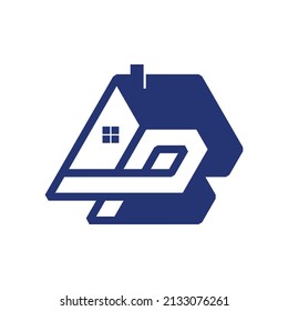 Letter BP Home Creative Logo Design
