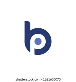 Letter BP logo design vector