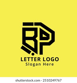 Letter BP logo design vector