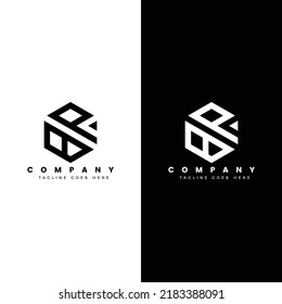 letter bp or pb logo design 