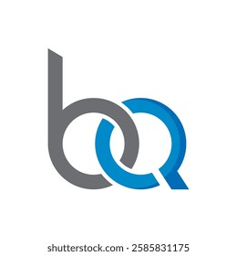 letter bq logo icon. bq initial logo vector icon illustration design.