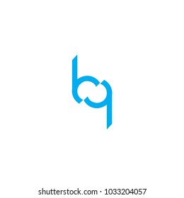 letter bq logo vector