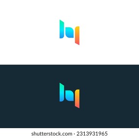 Letter BQ , QB Minimal Simple Modern Logo Design Vector Symbol Template.