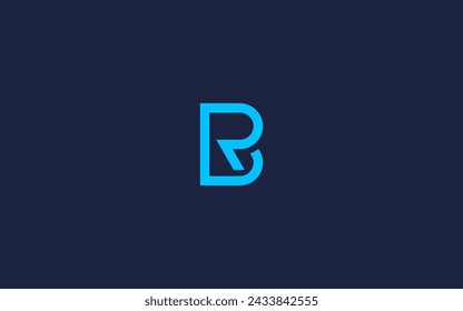 letra br logo icono diseño vector diseño plantilla inspiración