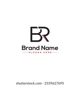 letter BR logo icon design vector design template.
