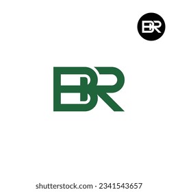 Letter BR Monogram Logo Design