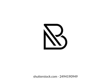 Buchstaben-BR oder RB-Logo-Design 