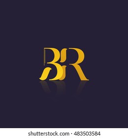 Letter BR that can be used as initial logo