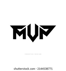 letter branding design MVP logo