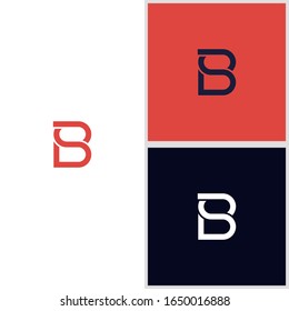 letter bs design logo vector icon