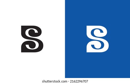 Letter BS Logo Design Vector Template
