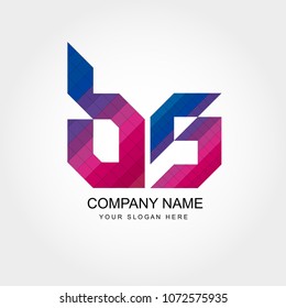Letter BS Logo Template