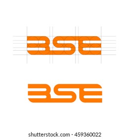 Letter B,S,E logo. Vector Illustration