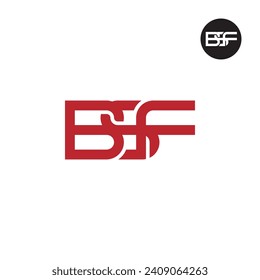 Letter BSF Monogram Logo Design