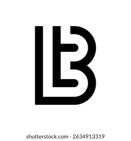 Letter BT creative minimal monogram logo