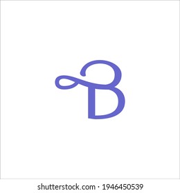 letter BT logo design vector sign