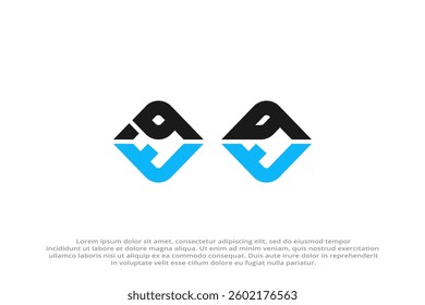 letter bt or tb abstract modern business logo