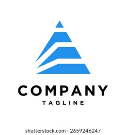 Letra A diseño de logotipo de edificio