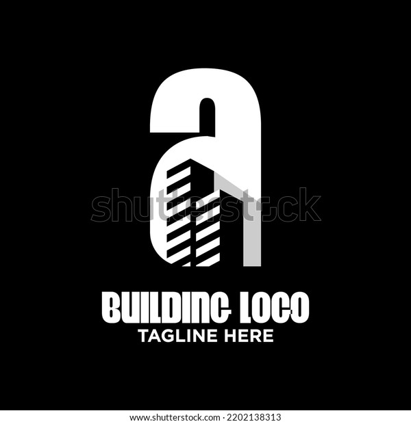 Letter Building Logo Design Template Inspiration Stock Vector (Royalty ...