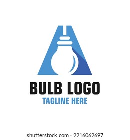 Ilustración de la plantilla de diseño del logotipo de la letra A, Ilustración vectorial.