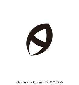 Letter A bullet, rocket geometric symbol simple logo vector