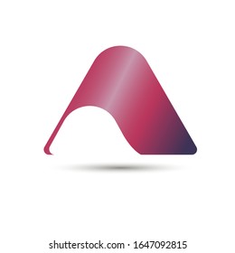 A Letter Business corporate abstract unity vector logo design template. Initial Monogram Logo