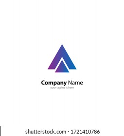 letter a business logo concept