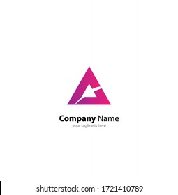 letter a business logo concept