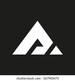 Letter A business logo template. Vector icon. Minimal logo design