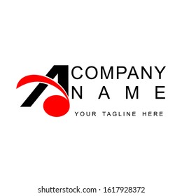 A letter business logo vector template