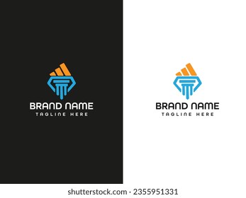 letter business minimal logo design