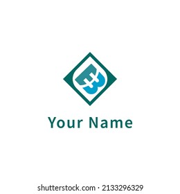 
El diseño del logotipo vectorial de letra bw puede utilizarse para cualquier empresa