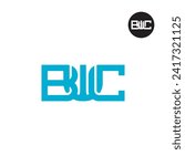 Letter BWC Monogram Logo Design