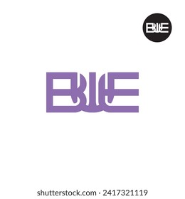 Letter BWE Monogram Logo Design