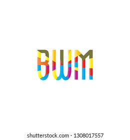 Letter BWM logo