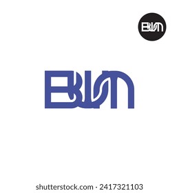 Diseño de logotipo de monograma BWM