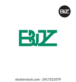 Diseño de logotipo de monograma BWZ