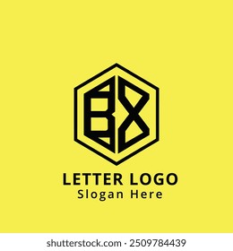 Letter BX Logo Design Vektor 