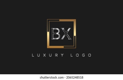 Letter BX logo icon design template elements 